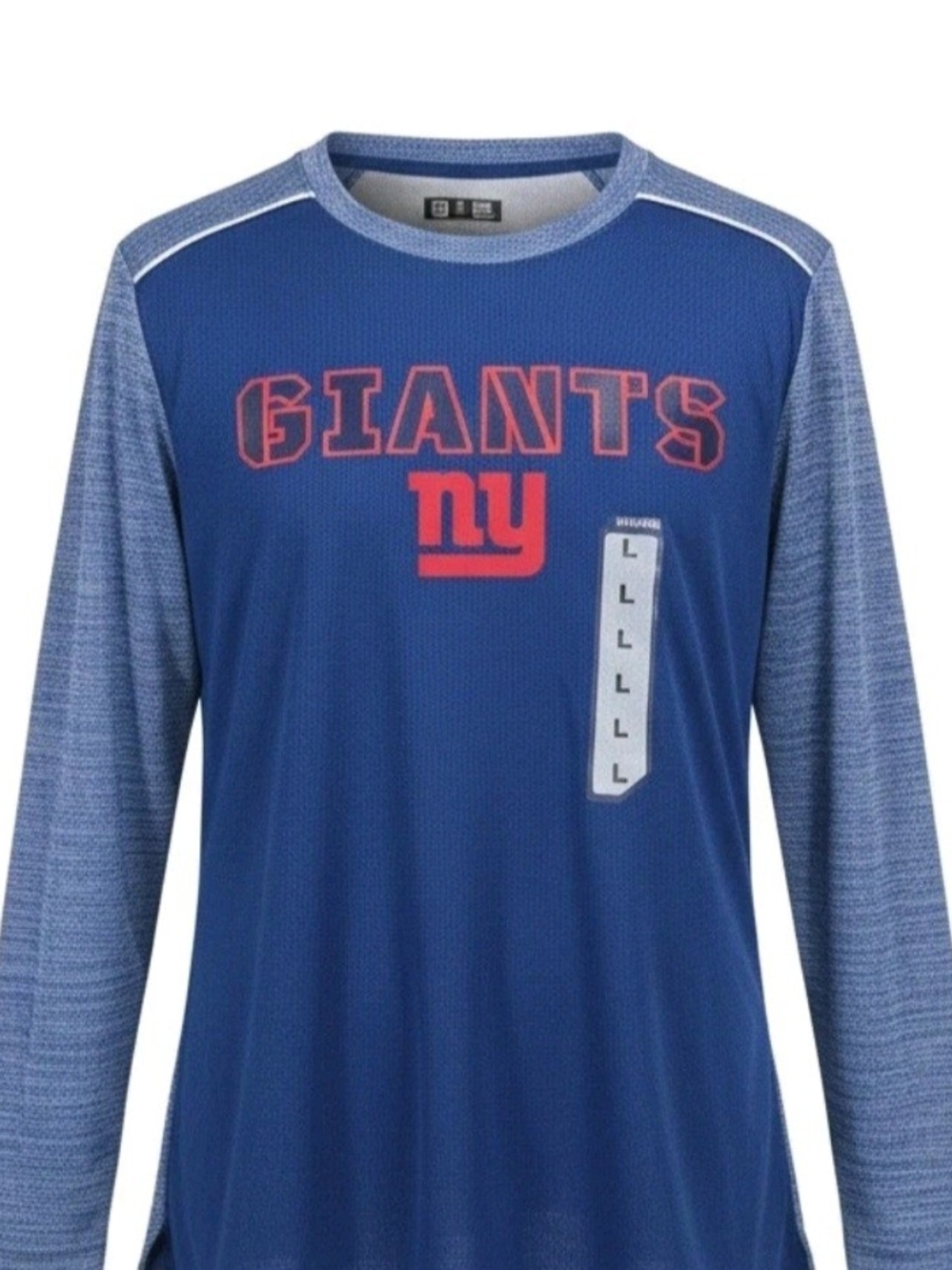 NEW WITH TAGS Giants Long-Sleeve Performance Tee in Blue Size Large
